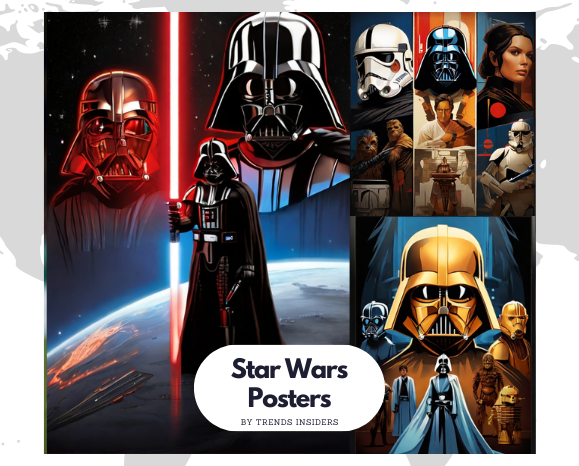 Star Wars Posters Featuring Framed Wall Art Prints